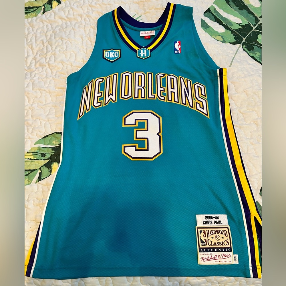 Mitchell & Ness New Orleans pelicans Hornets 2005-06 chris Paul authentic